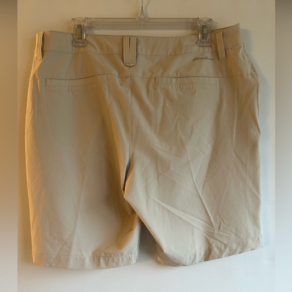 EDDIE BAUER WOMENS TAN/BEIGE (2015) OUTDOORS SHORTS SIZE 12 - Picture 2 of 6